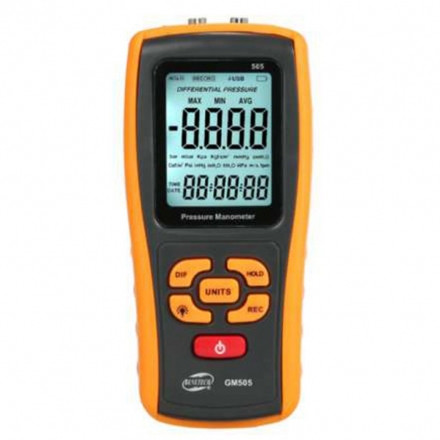 ���������������� ����� �������� Benetech GM505 (0.01/2,49 ���; 0,01/24.9 mbar ) USB ���������