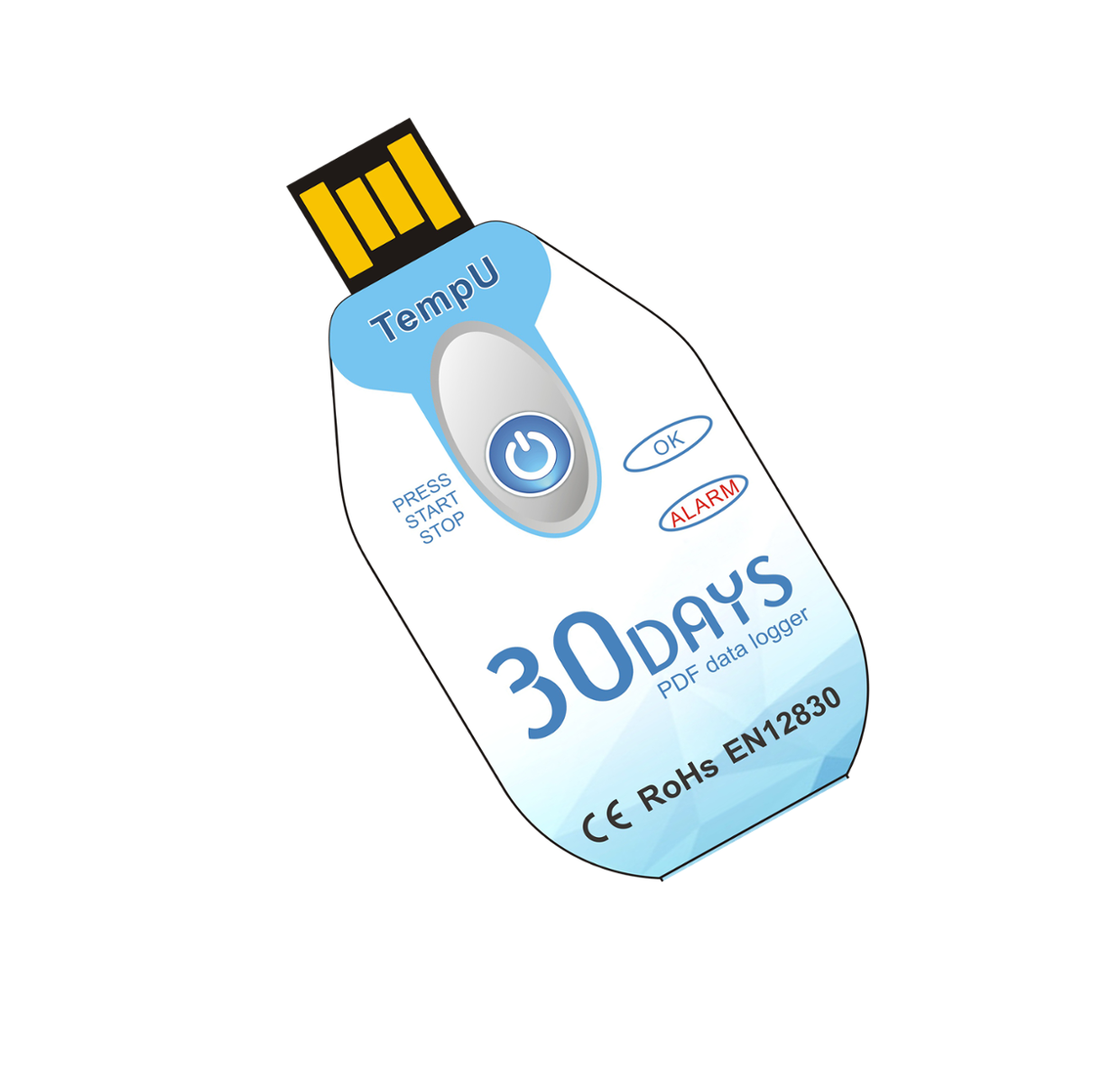 ����������� ����������� ����������� Tempu TZ-TempU02 (-30 +60 �;�0.5 �) 30 ����. IP67. PDF