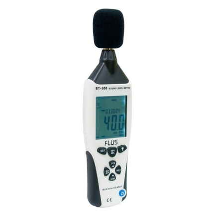 ������� - ���������� Flus ET-958 (dBA, dBC, 30...130 ��, �1.4 ��, 32...8000 ��)