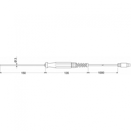 GES 401 1/3 DIN ������ ����������� -50...+400�C, ������ 150 ��., ������� 3 ��. ��� ������ ������������ ����, �������� 1/3 DIN ����� �