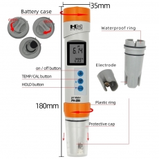���������������� ��������������� ��-���� HM PH-200 (0-14 ��; �0.1 ��, �1 ��) IP67, ATC