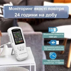 ���������� �������� ������� Bosean T-Z01pro (HCHO, TVOC, CO2, CO, PM2,5, AQI)