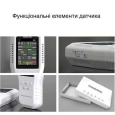 ���������� �������� ������� Bosean T-Z01pro (HCHO, TVOC, CO2, CO, PM2,5, AQI)