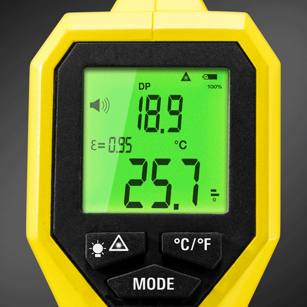 TROTEC BP25 ПИРОМЕТР - ГИГРОМЕТР ДЛЯ ОБНАРУЖЕНИЯ ПЛЕСЕНИ (Германия)